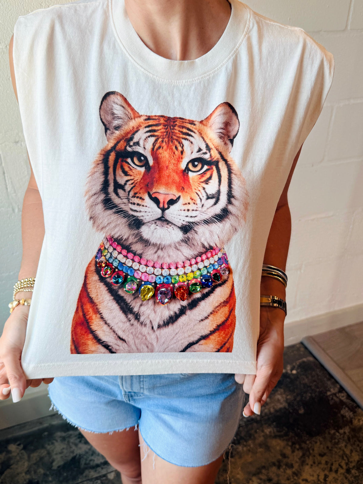 BG BLING TIGER JEWELED
