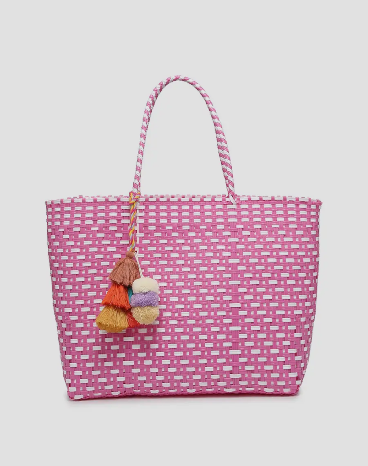 JC ALLIE XL WOVEN TOTE