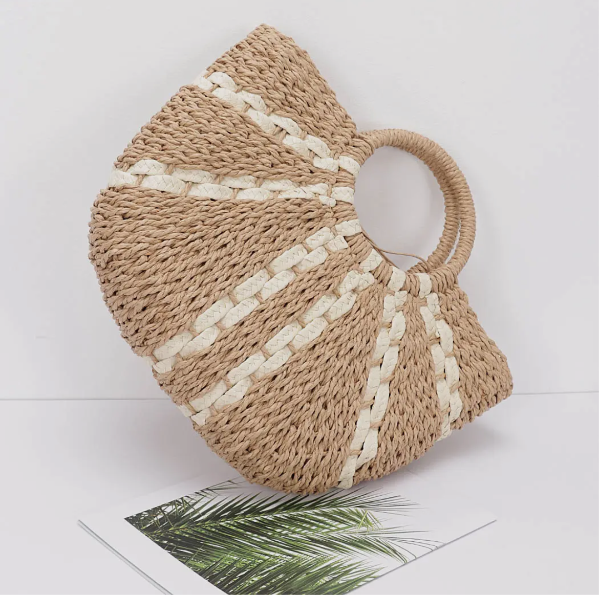 HP STRAW TOTE BAG