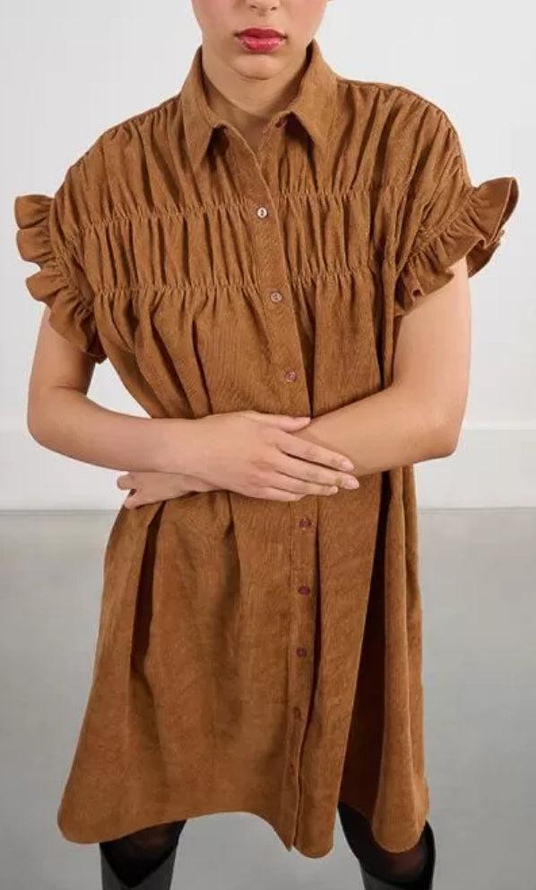 BM PAULA DRESS BRWN