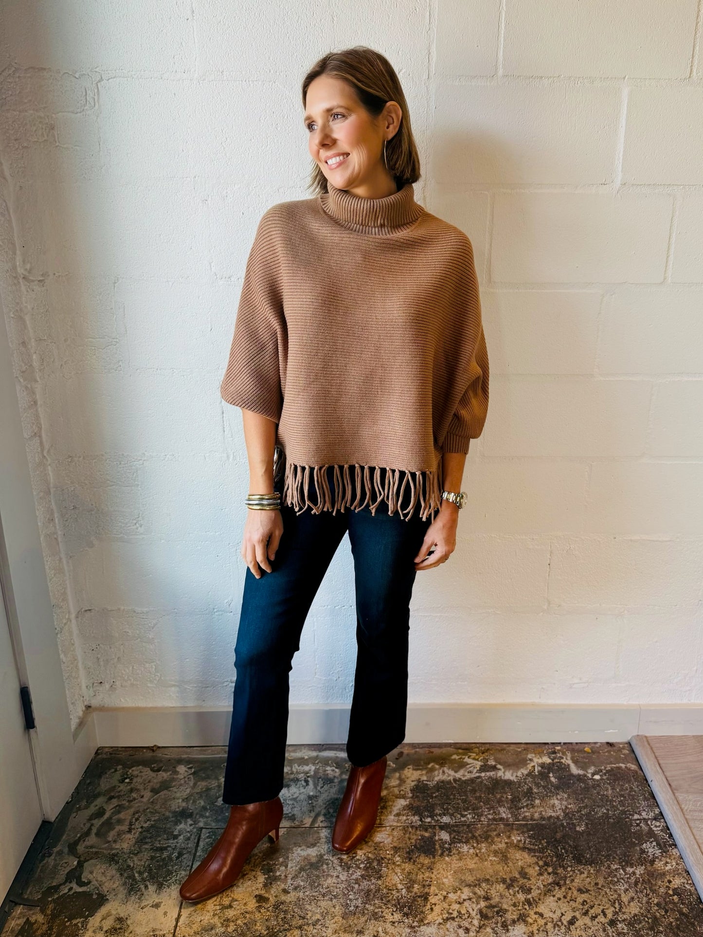 MB KELLER CML PONCHO SWTR