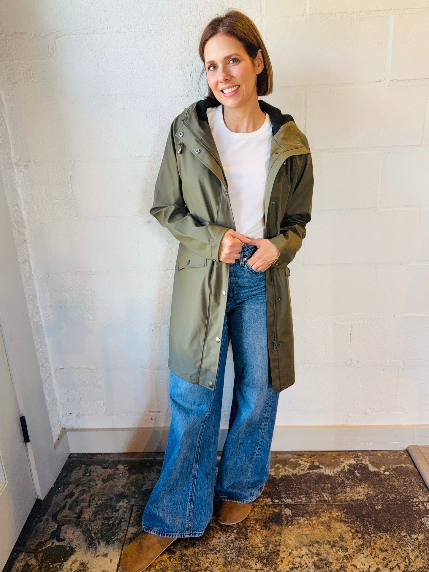 IC GRN RAINCOAT