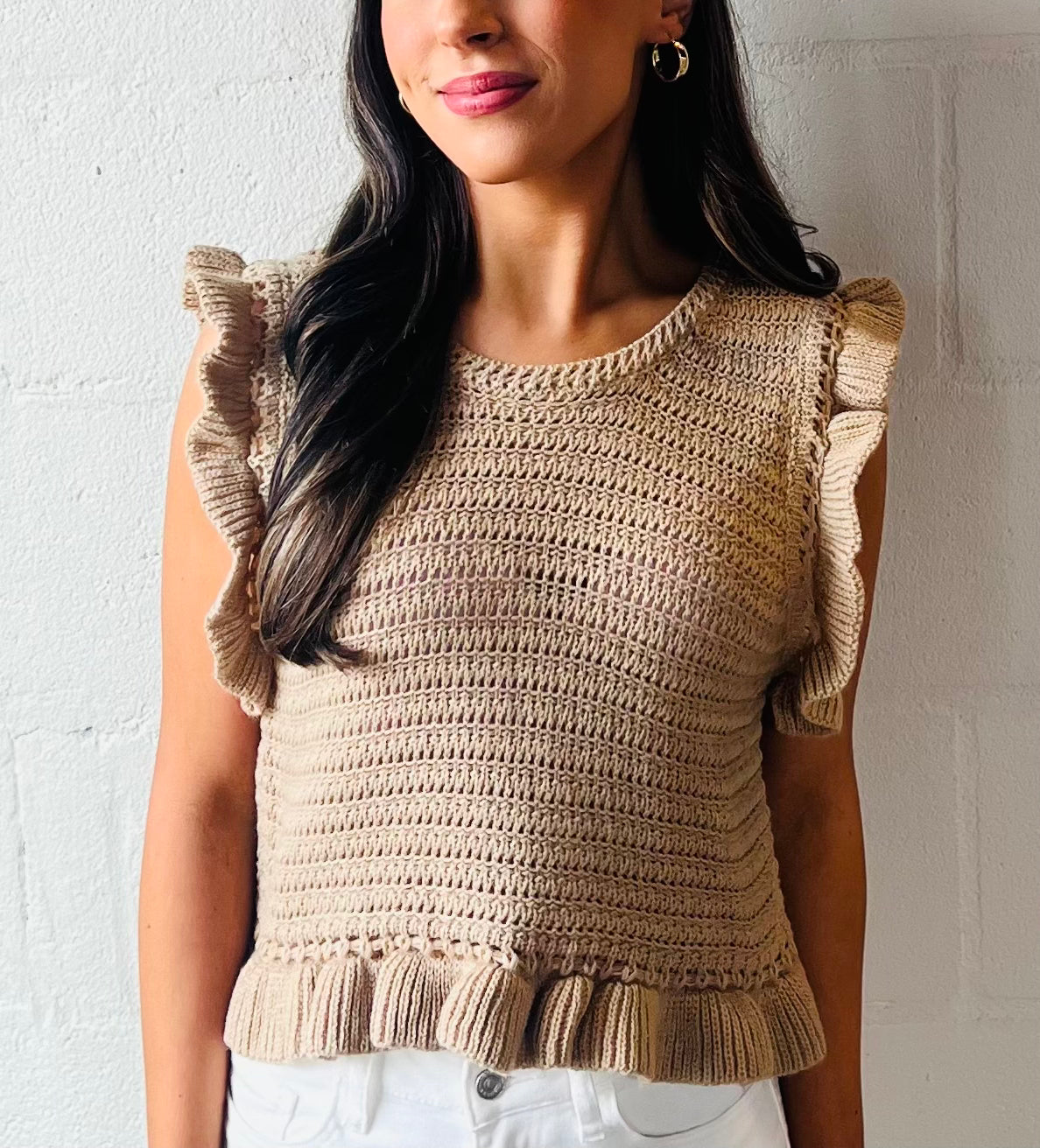 LC LUCCA SAND TOP