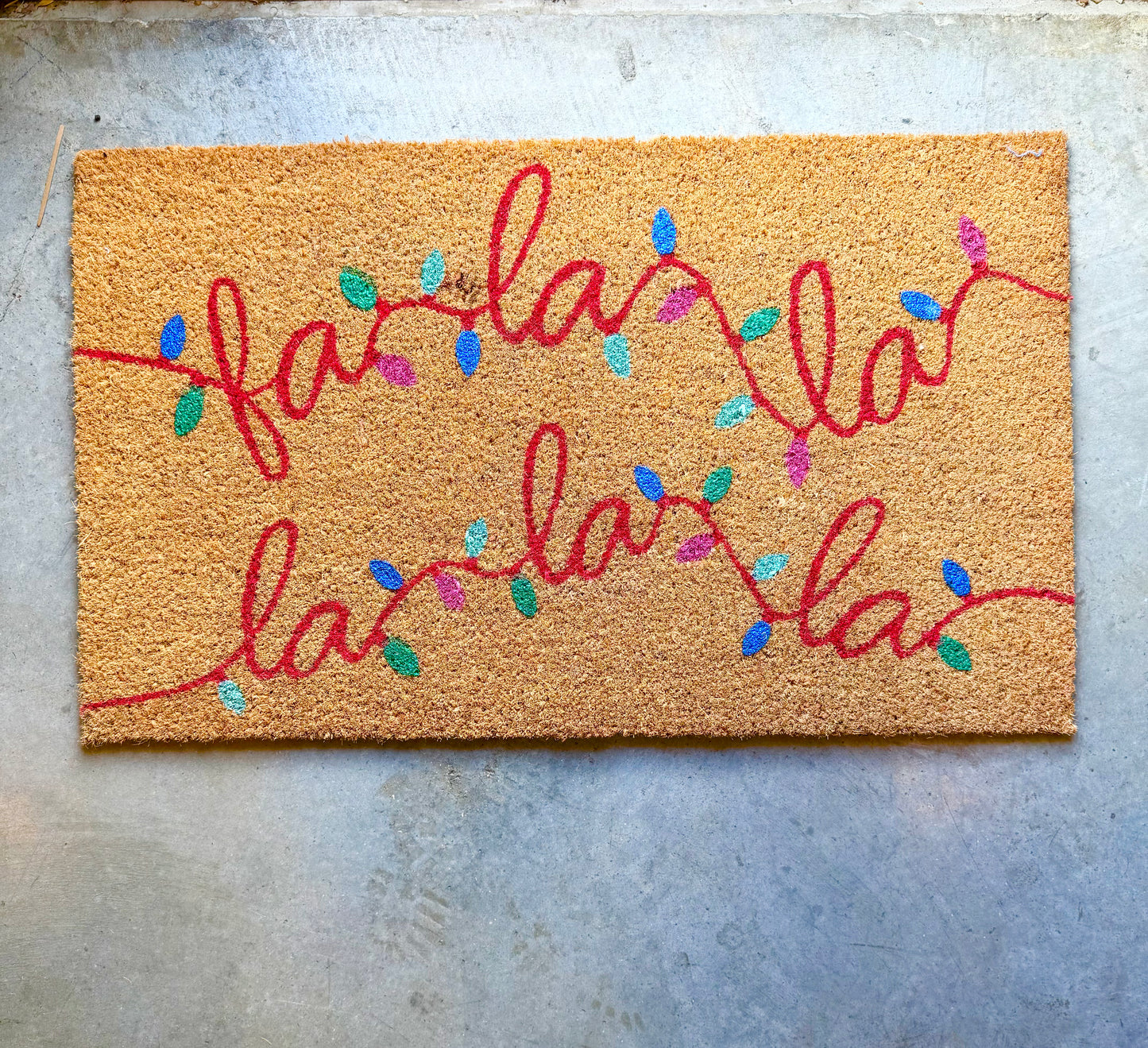 SM FA LA LA DOOR MAT