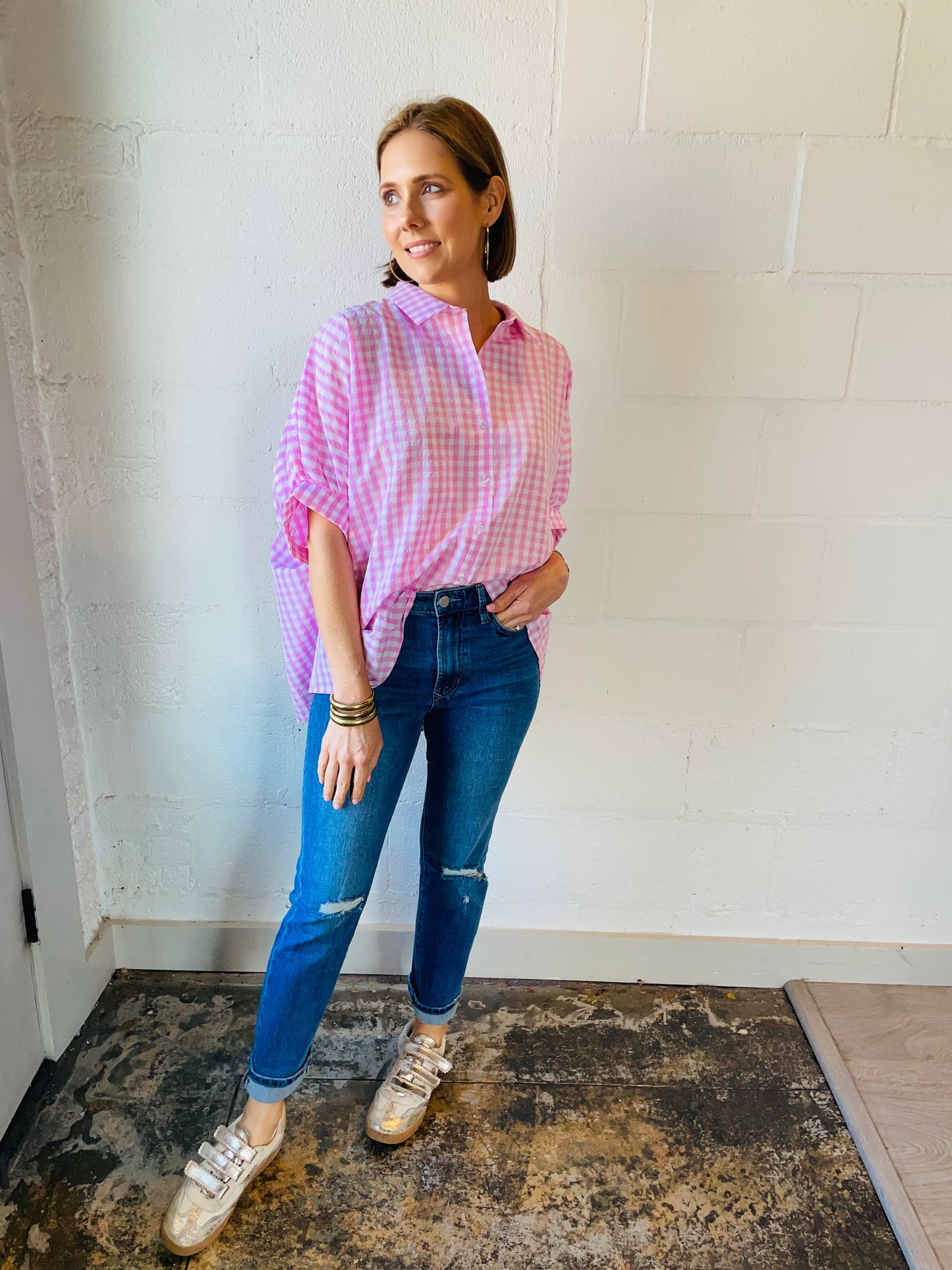 MD MILLIE PINK/WHT