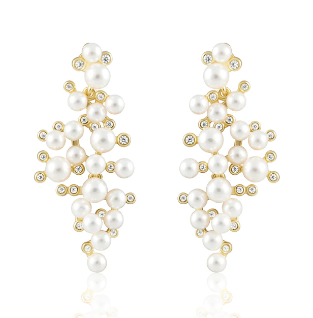 SH TIFFANY PEARL EARRRINGS