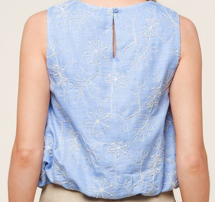FT AUBREE BUBBLE BLOUSE