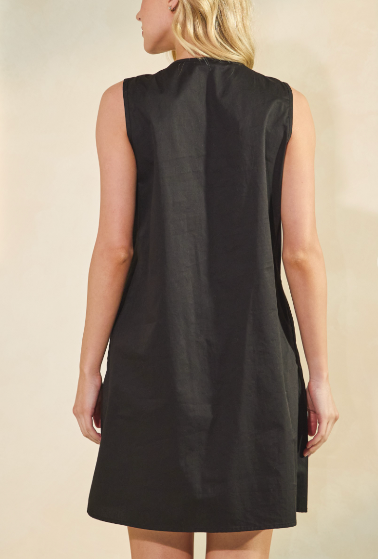 LL JADE BLK DRS