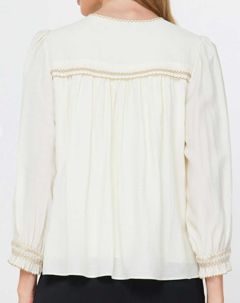 AC DANIELLE NAT BLOUSE