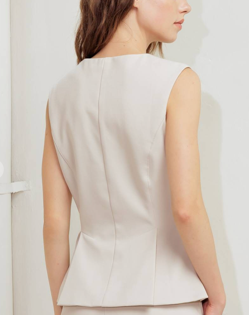 FL APRIL BEIGE BLOUSE