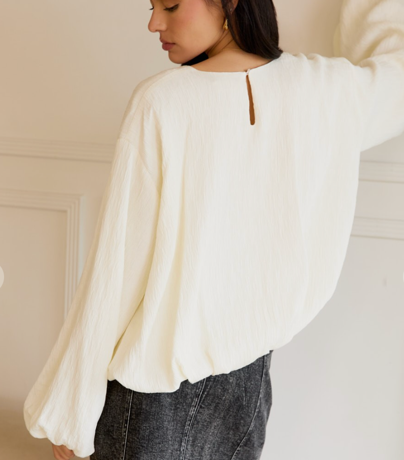 SEL BRIAR BLOUSE OWHT