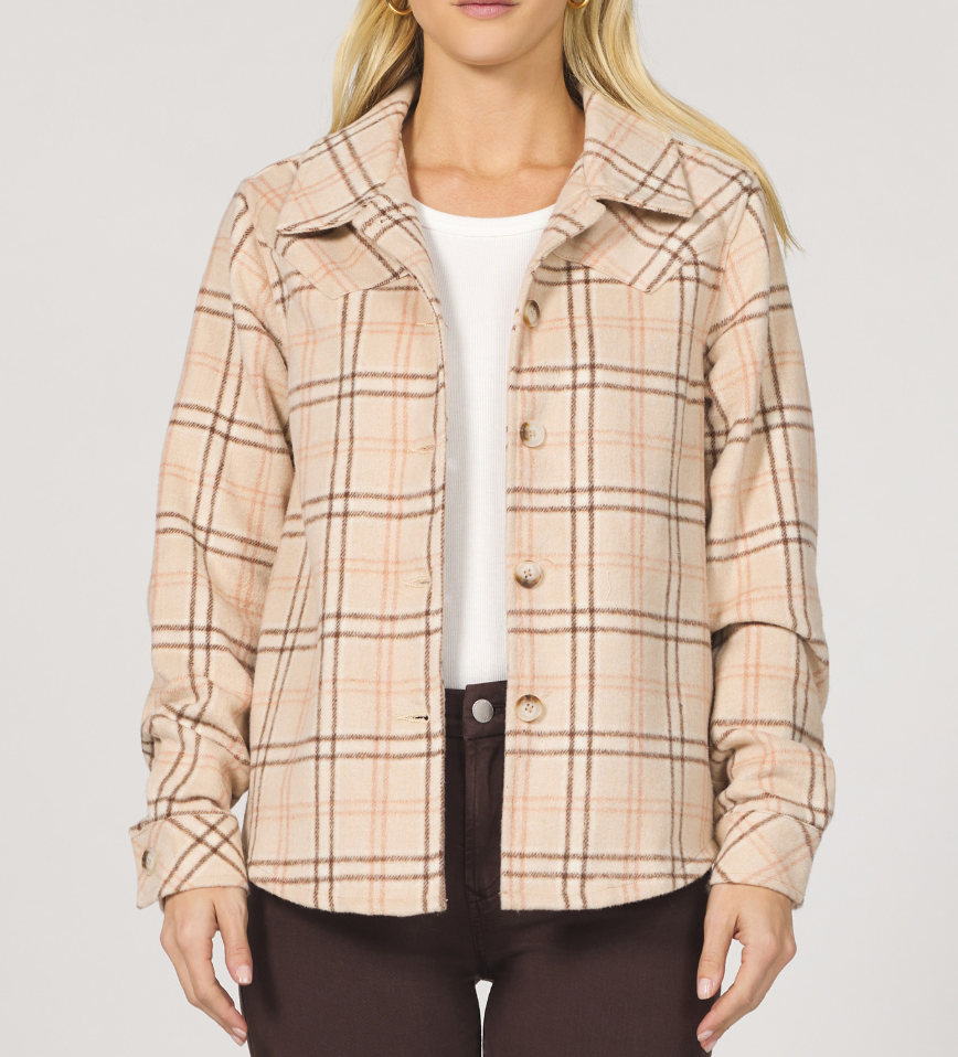JD WEST MOCHA PLAID