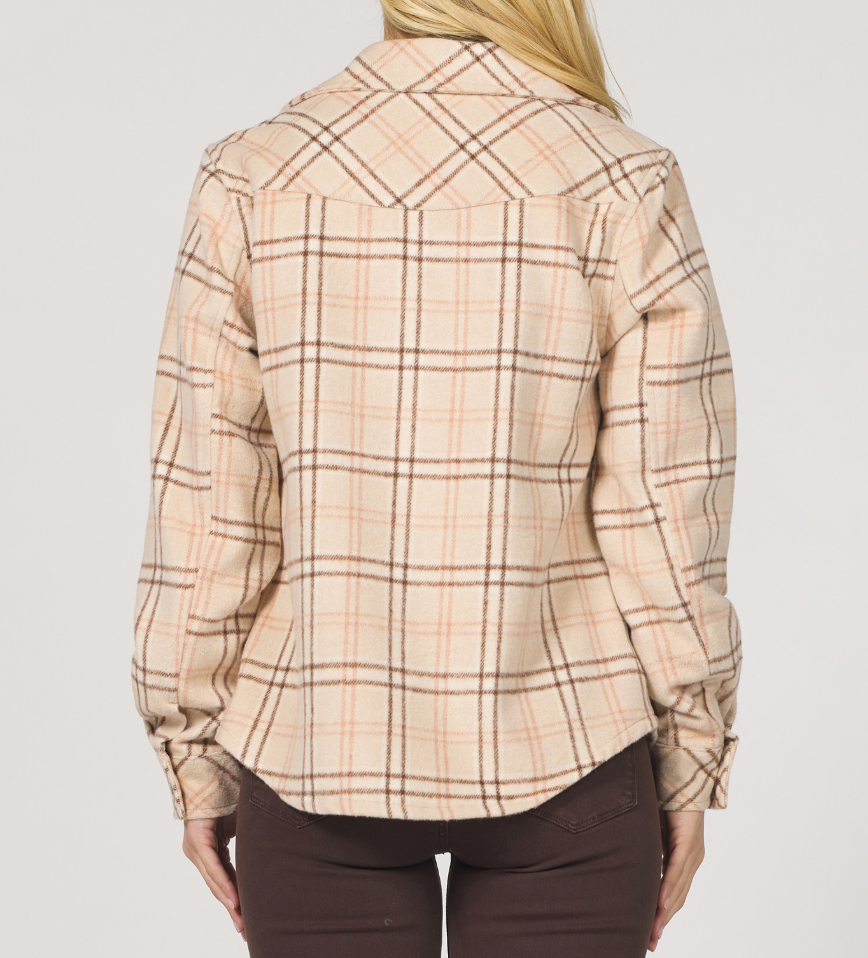 JD WEST MOCHA PLAID