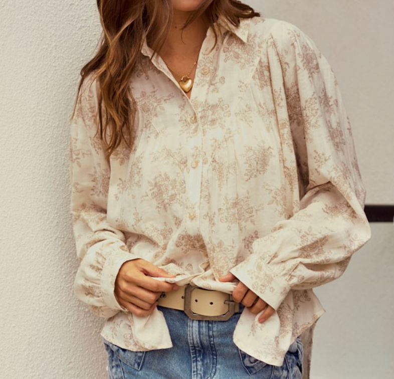 SZ HARTLEY FRL BLOUSE