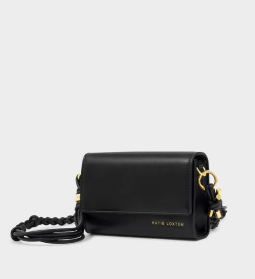 KL ARDEN BRAIDED BAG BLK
