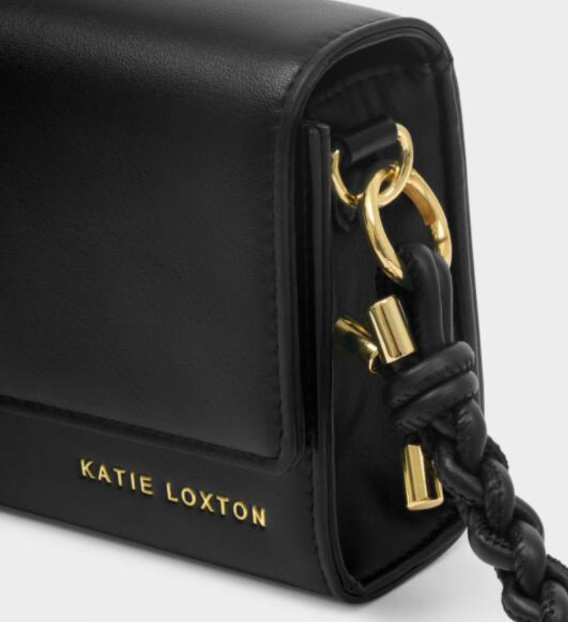 KL ARDEN BRAIDED BAG BLK
