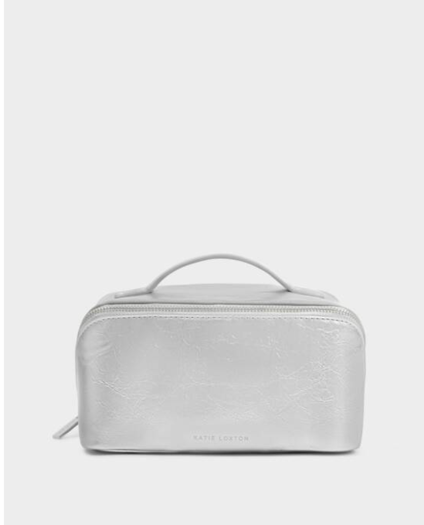 KL MED MAKE UP BAG SILVER
