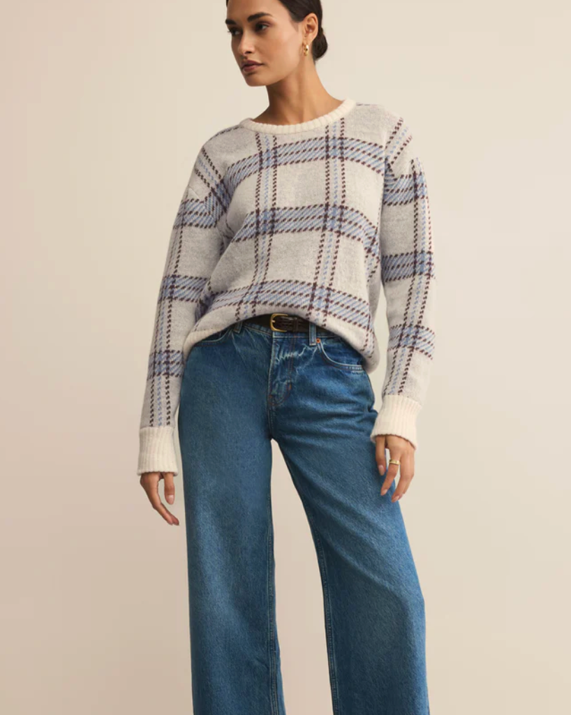 SZ JUNCTION PLAID SWTR