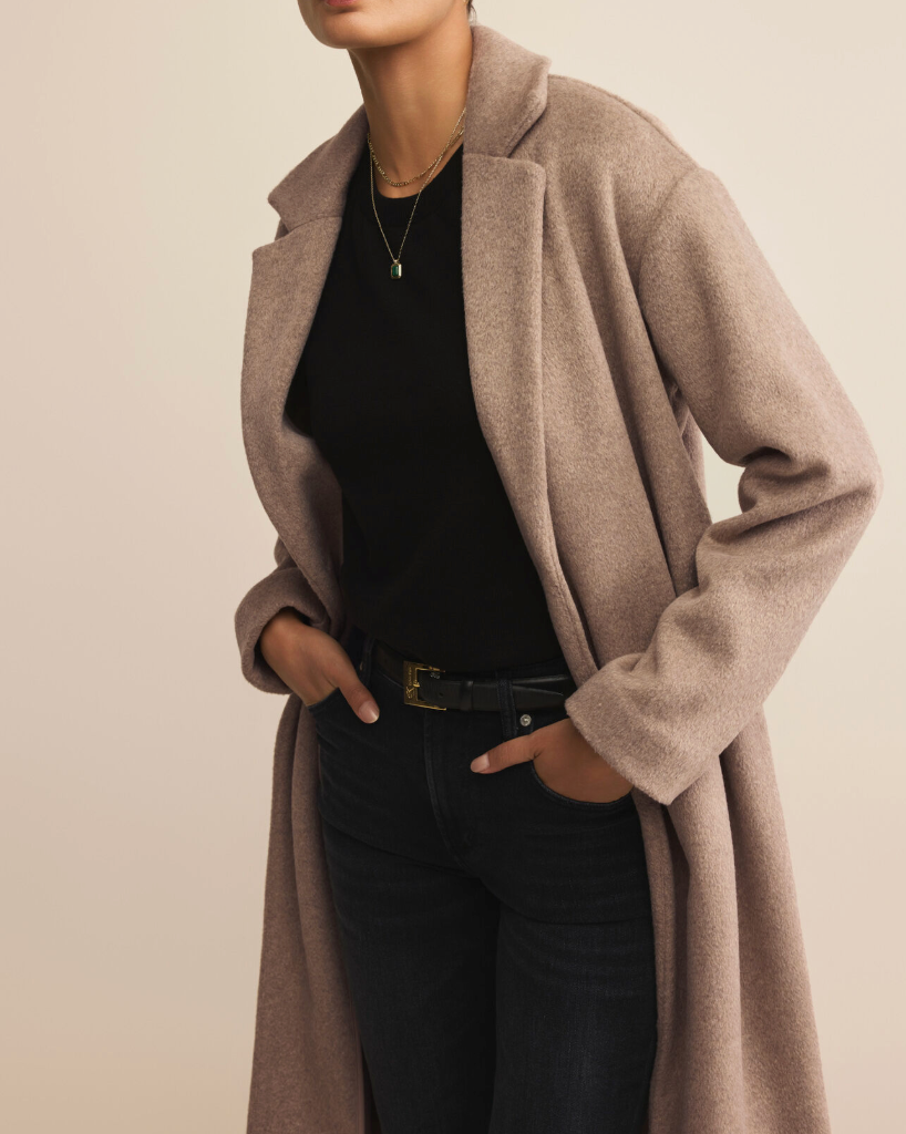 SZ MASON LUXE COAT SMOKEY