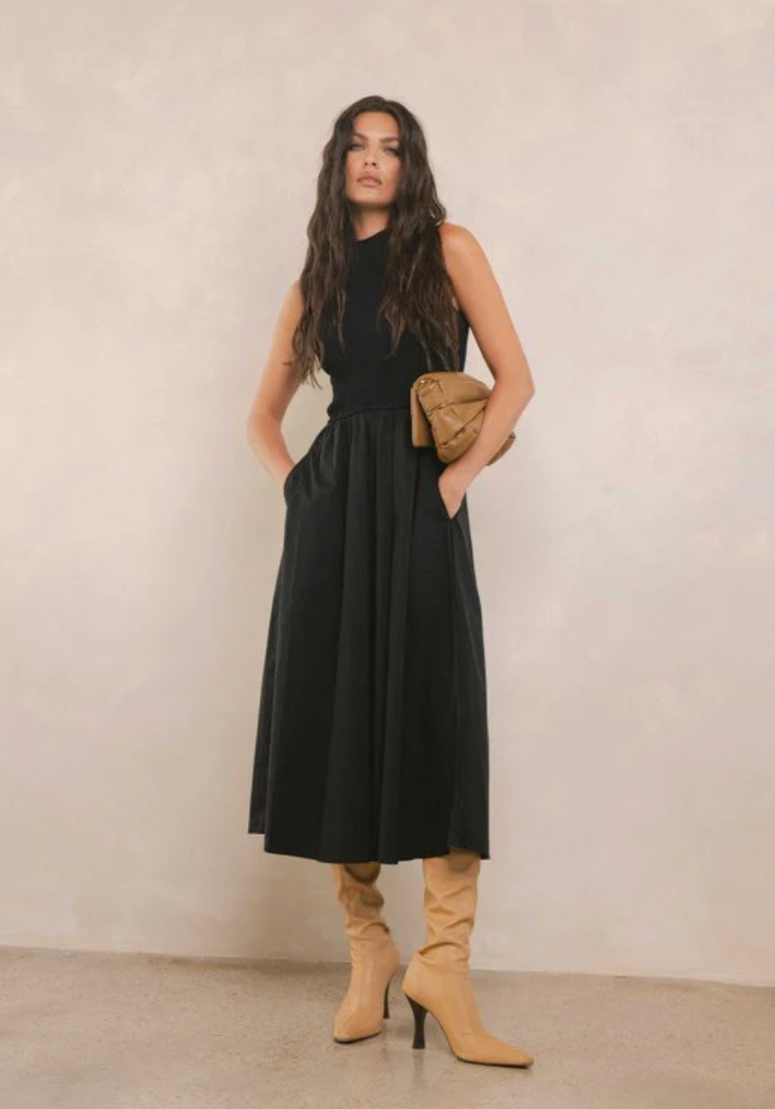 LE LUCY BLK MAXI