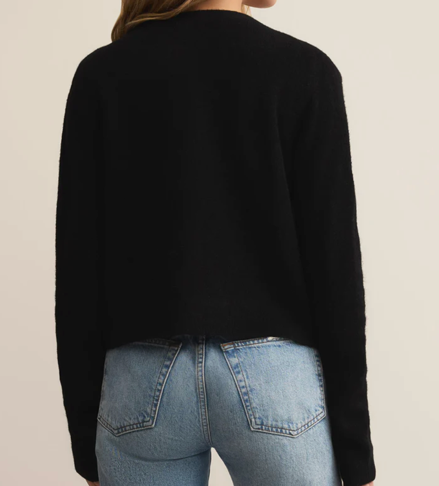 SZ MEDINA BLK CARDI