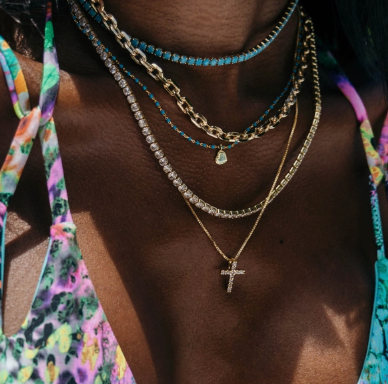 SH RAYA CROSS NCKLCE