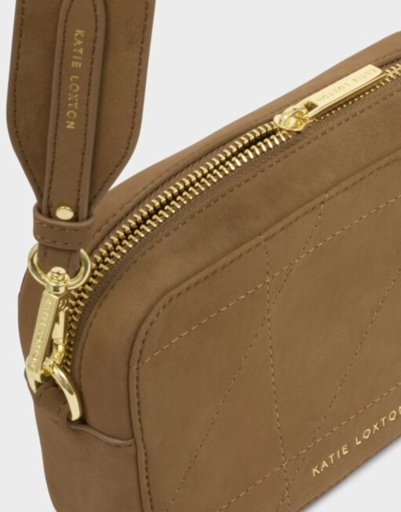 KL AVERY CROSSBODY CARAMEL QUILT
