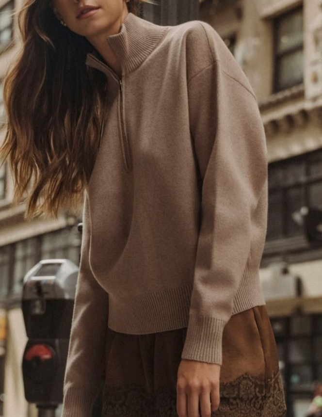 MB MOCHA ZIP UP