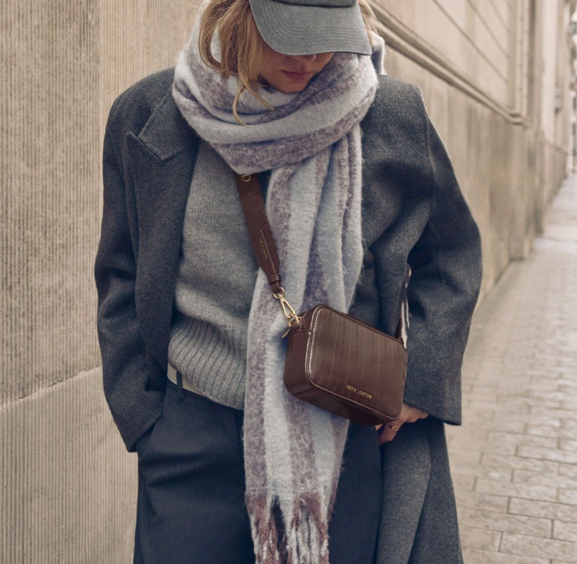 KL AVERY CROSSBODY CHOC EEL