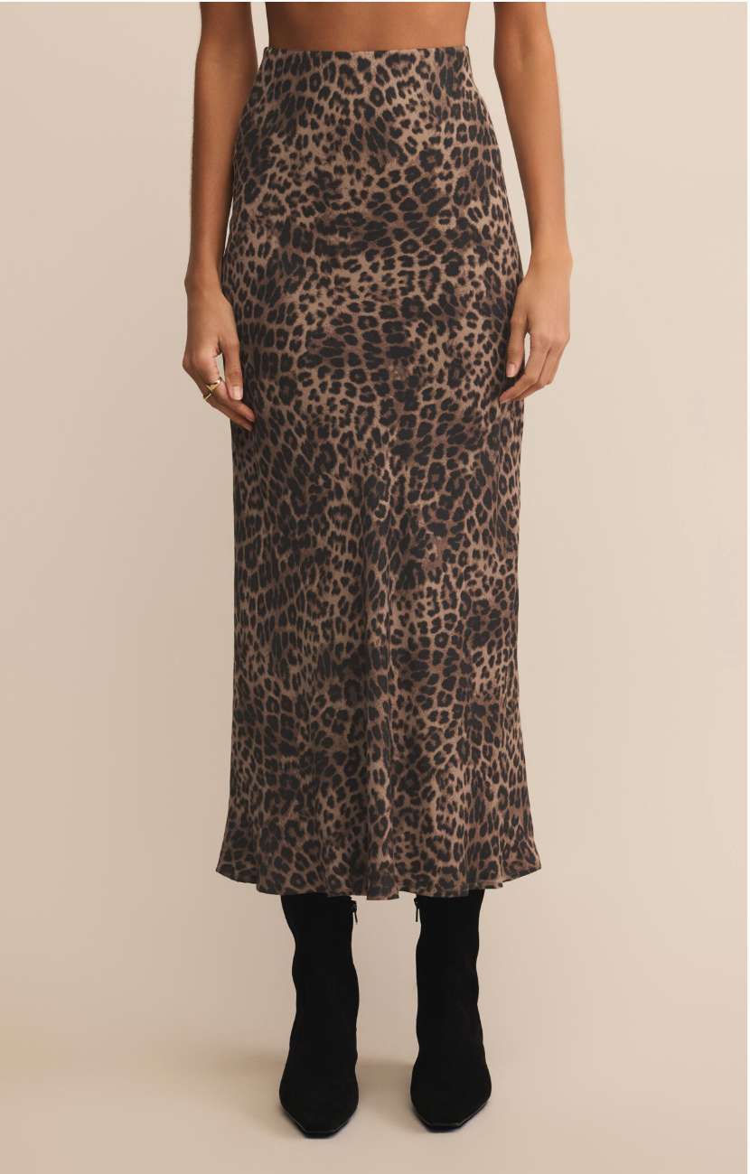 SZ IZABEL LEOPARD SKIRT