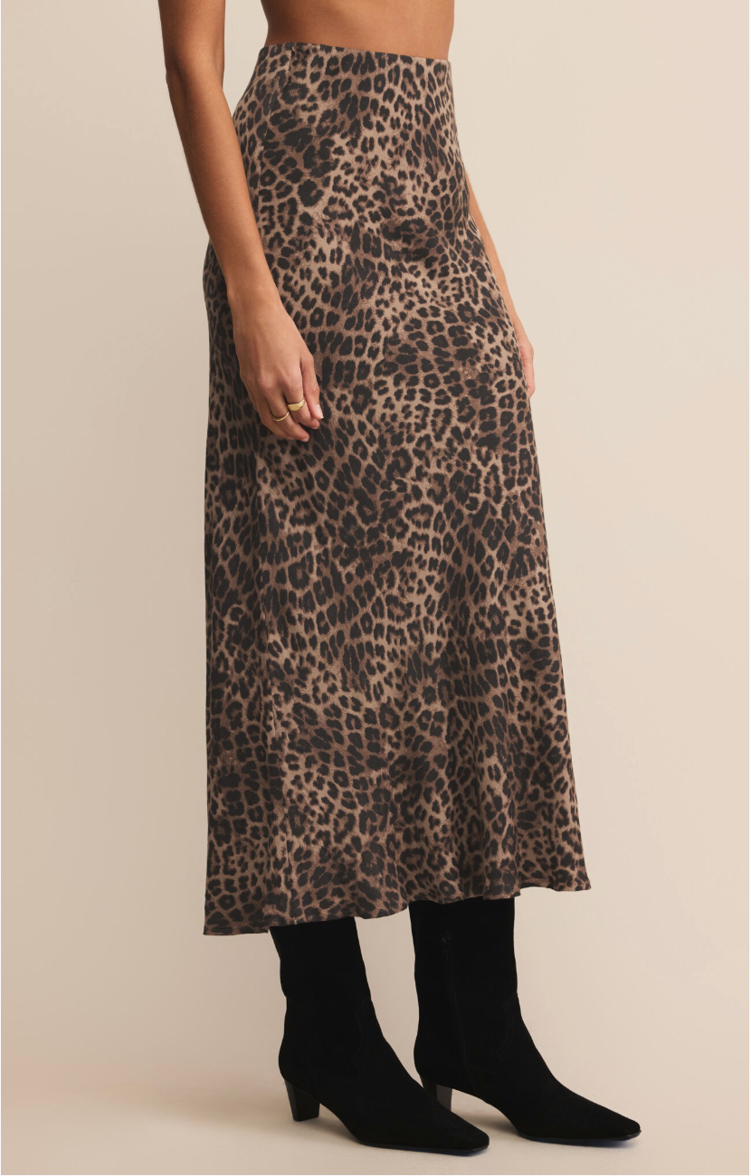 SZ IZABEL LEOPARD SKIRT