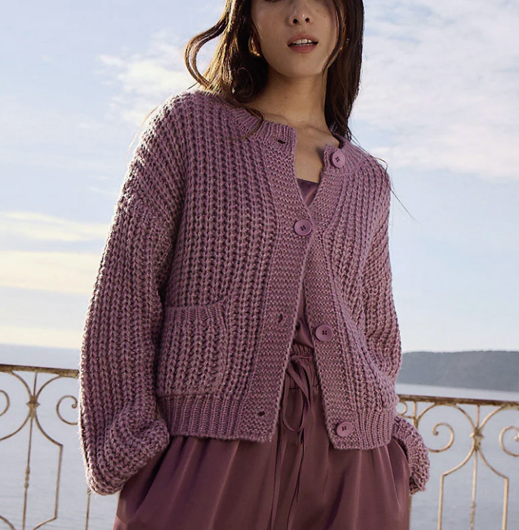 MB KAYLYN MAUVE CARDI