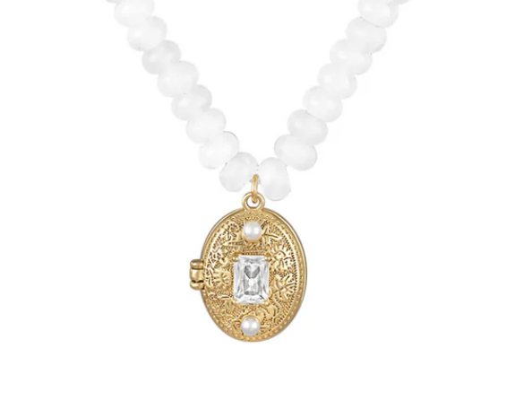 KD ELISE GEMSTONE NCKLCE