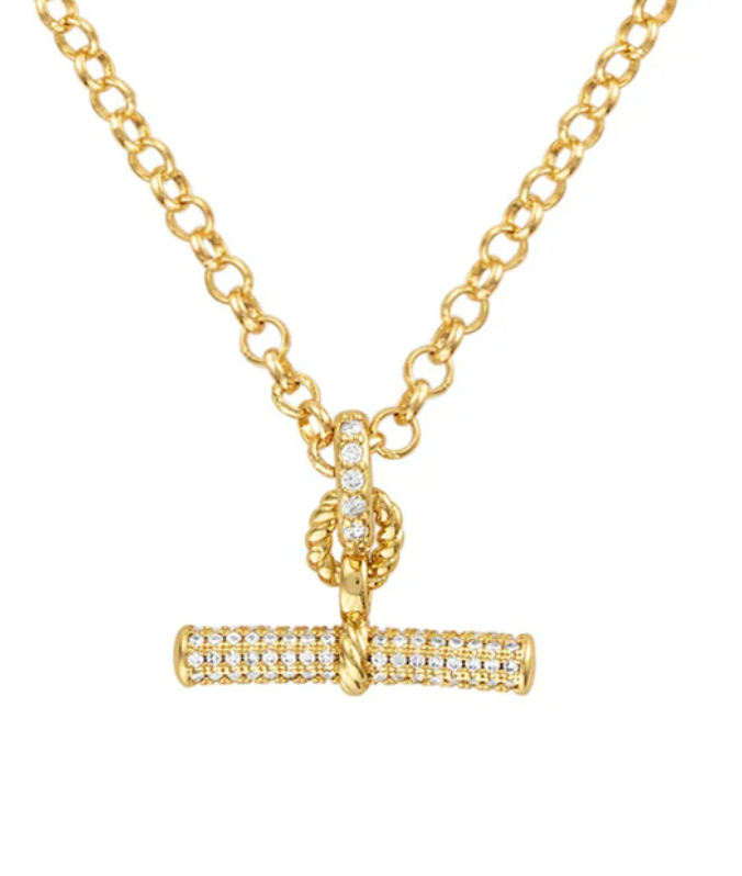 KD LAUREL TOGGLE NCKLCE