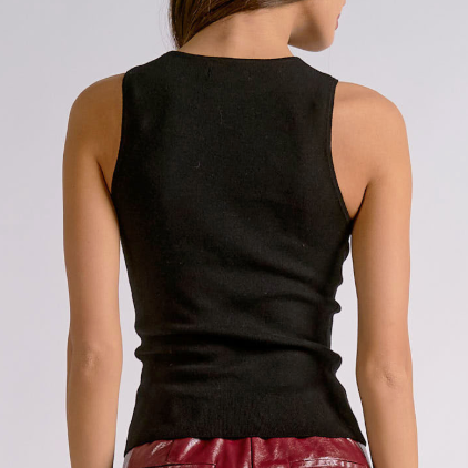 LE LIZZY STUDDED TANK