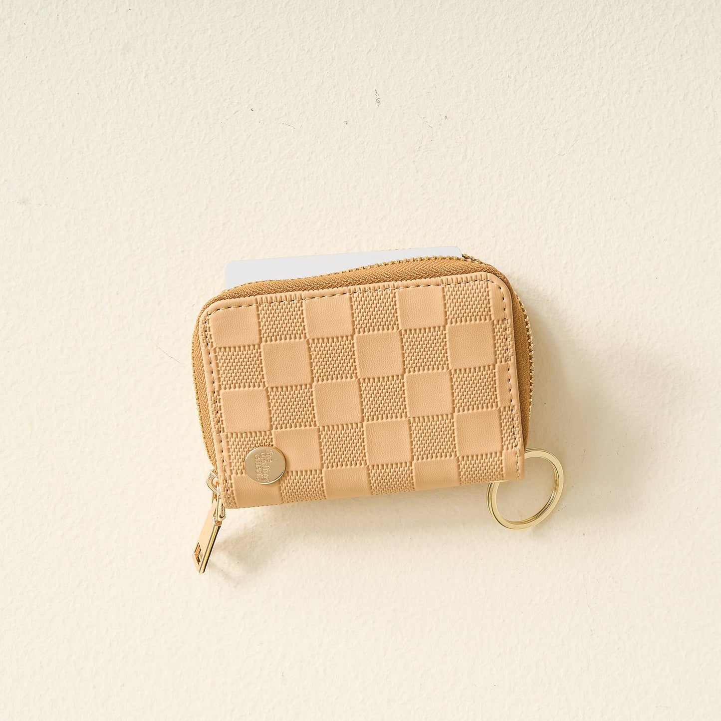 DE Zip Wallet-Tan