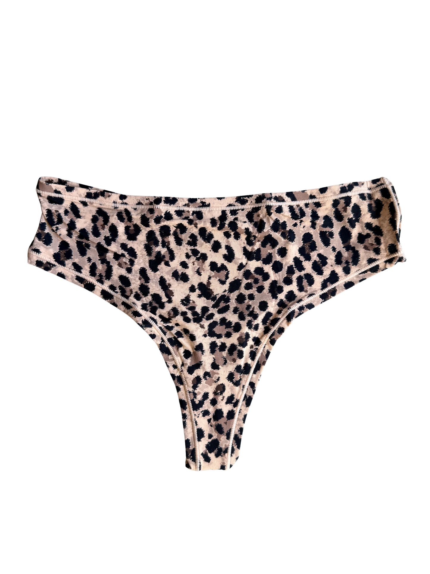 Butter Me Up Thong ~ Leopard