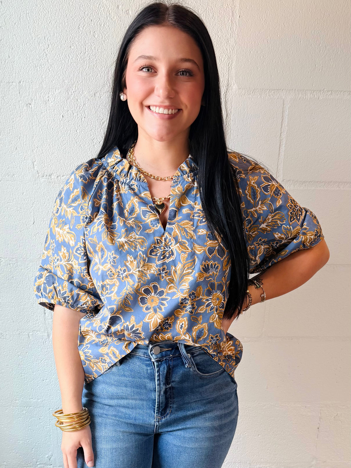 OV  MARINA FLORAL TOP