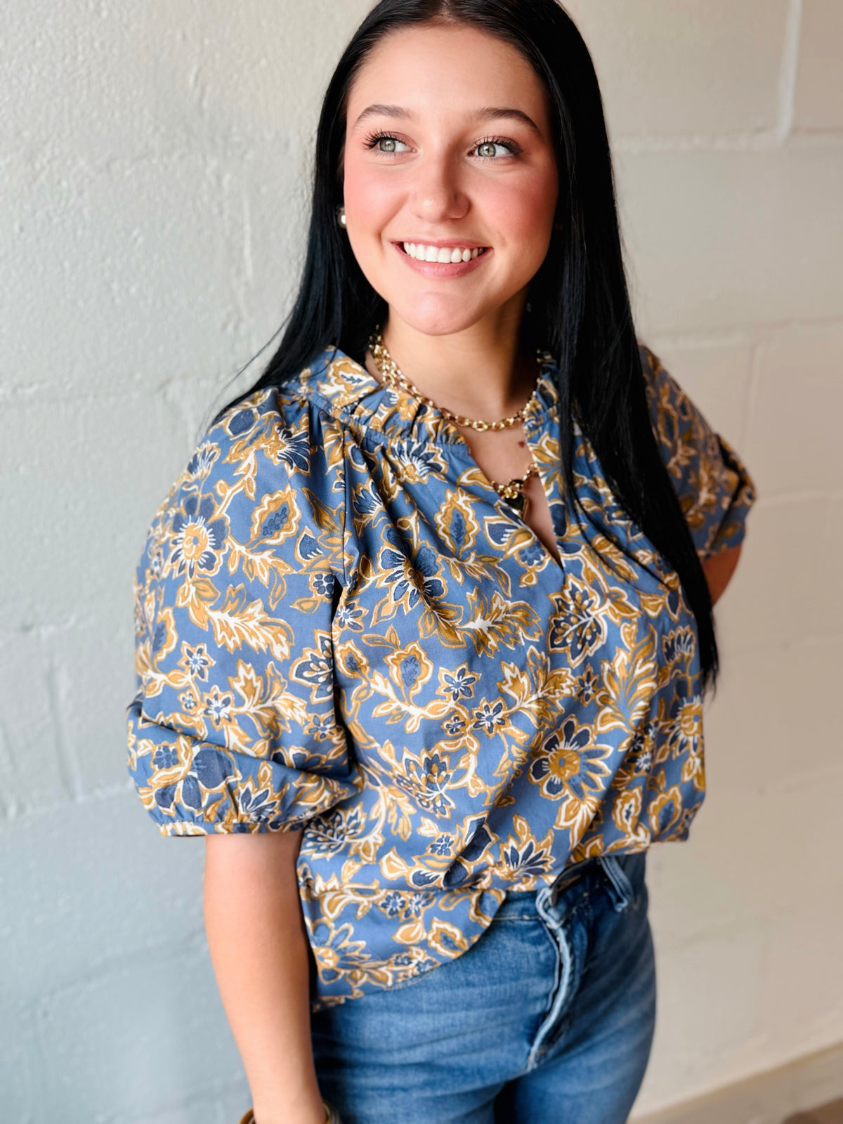 OV  MARINA FLORAL TOP