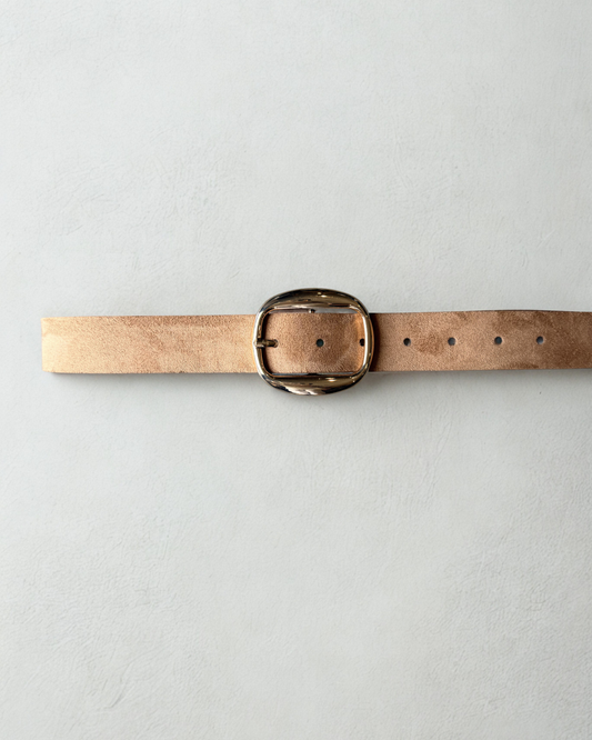 BIL GEORGINA SANDSTONE SUEDE BELT