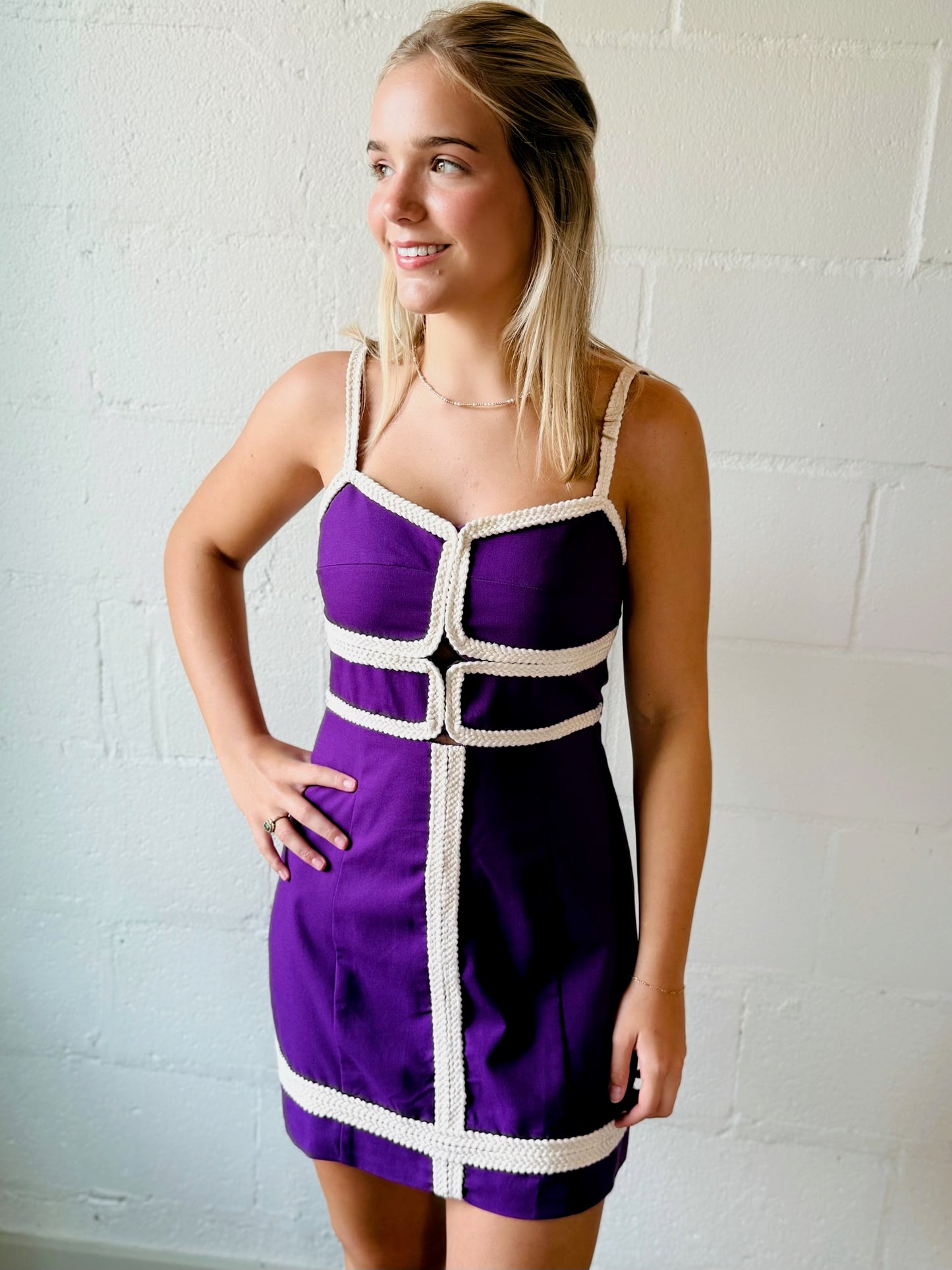 BP ASHTON PURPLE DRESS