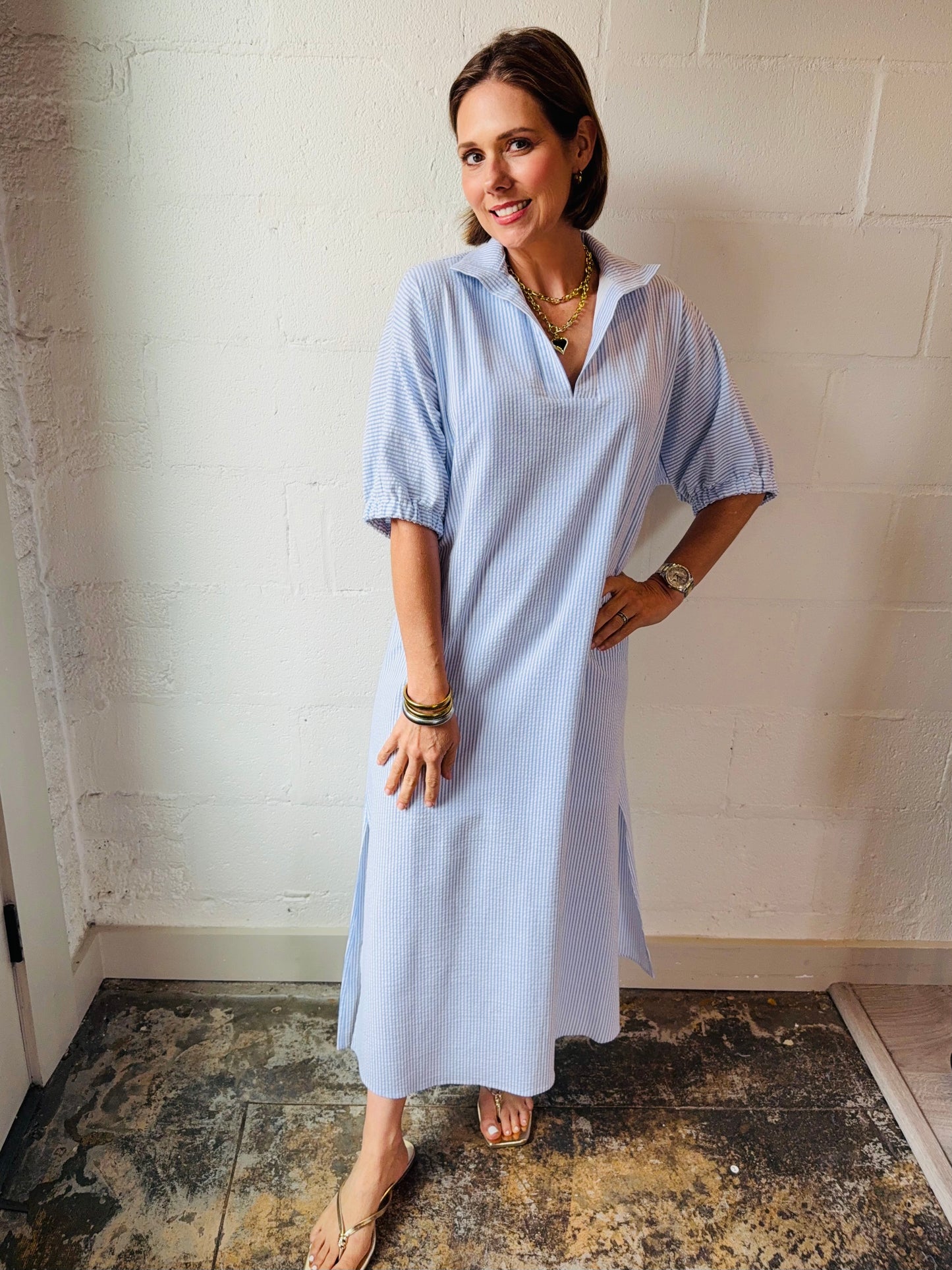 AD BLAKLEY STRIPE MAXI