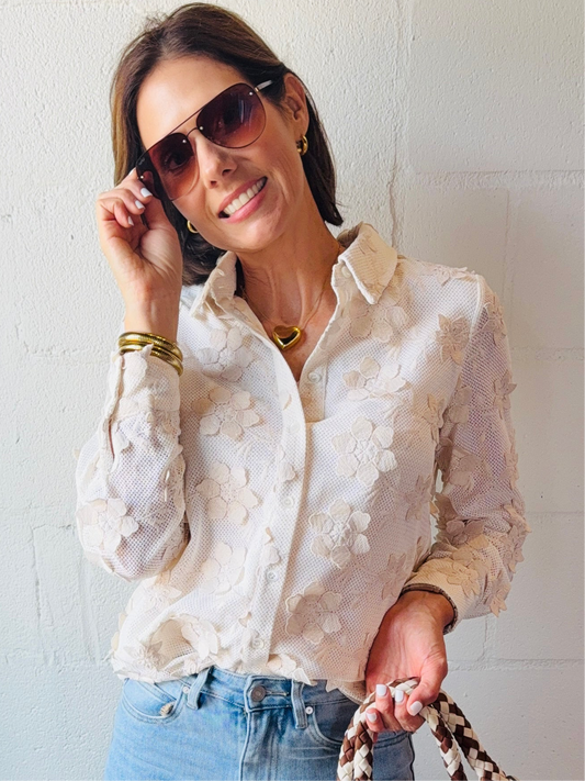 AC ANGEL FLRL BLOUSE