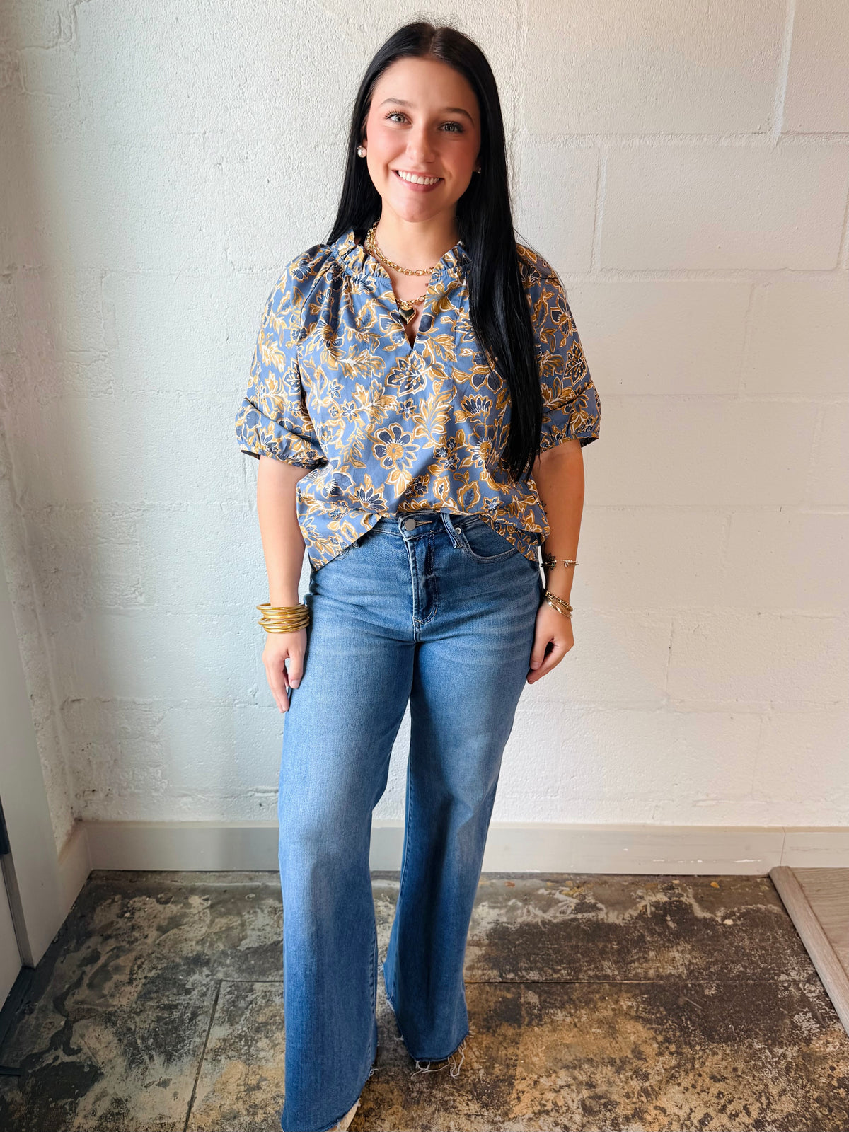 OV  MARINA FLORAL TOP