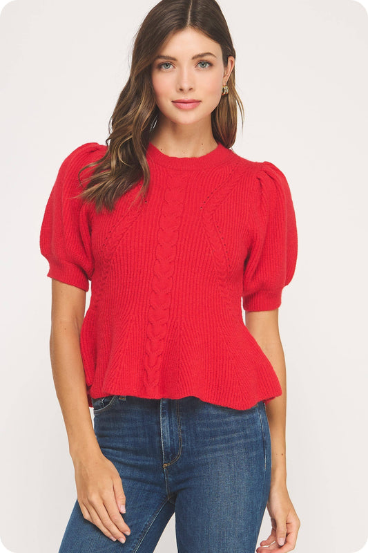 SB RED RACHEL TOP