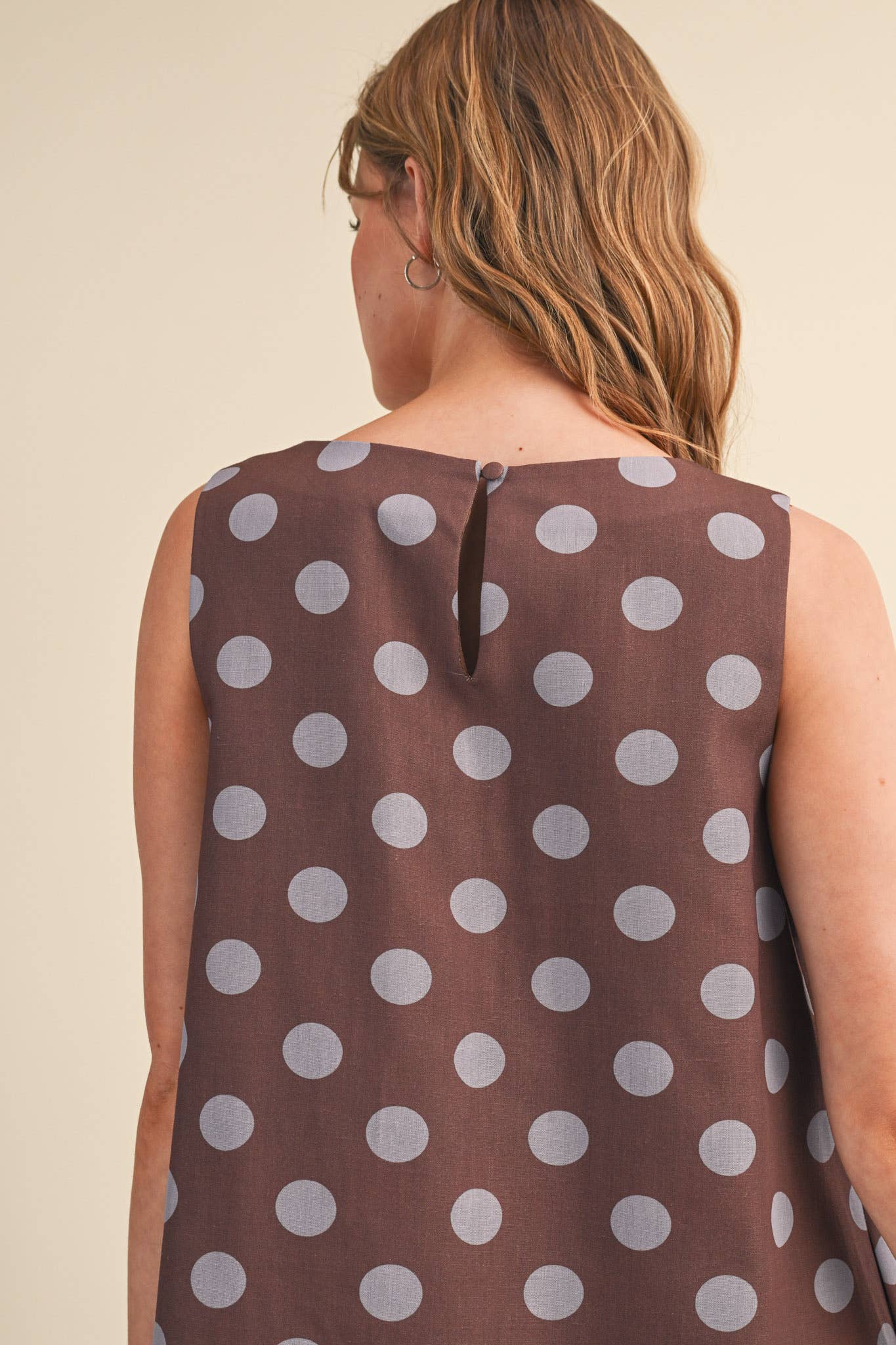 EM POLKA DOT SHIFT DRESS