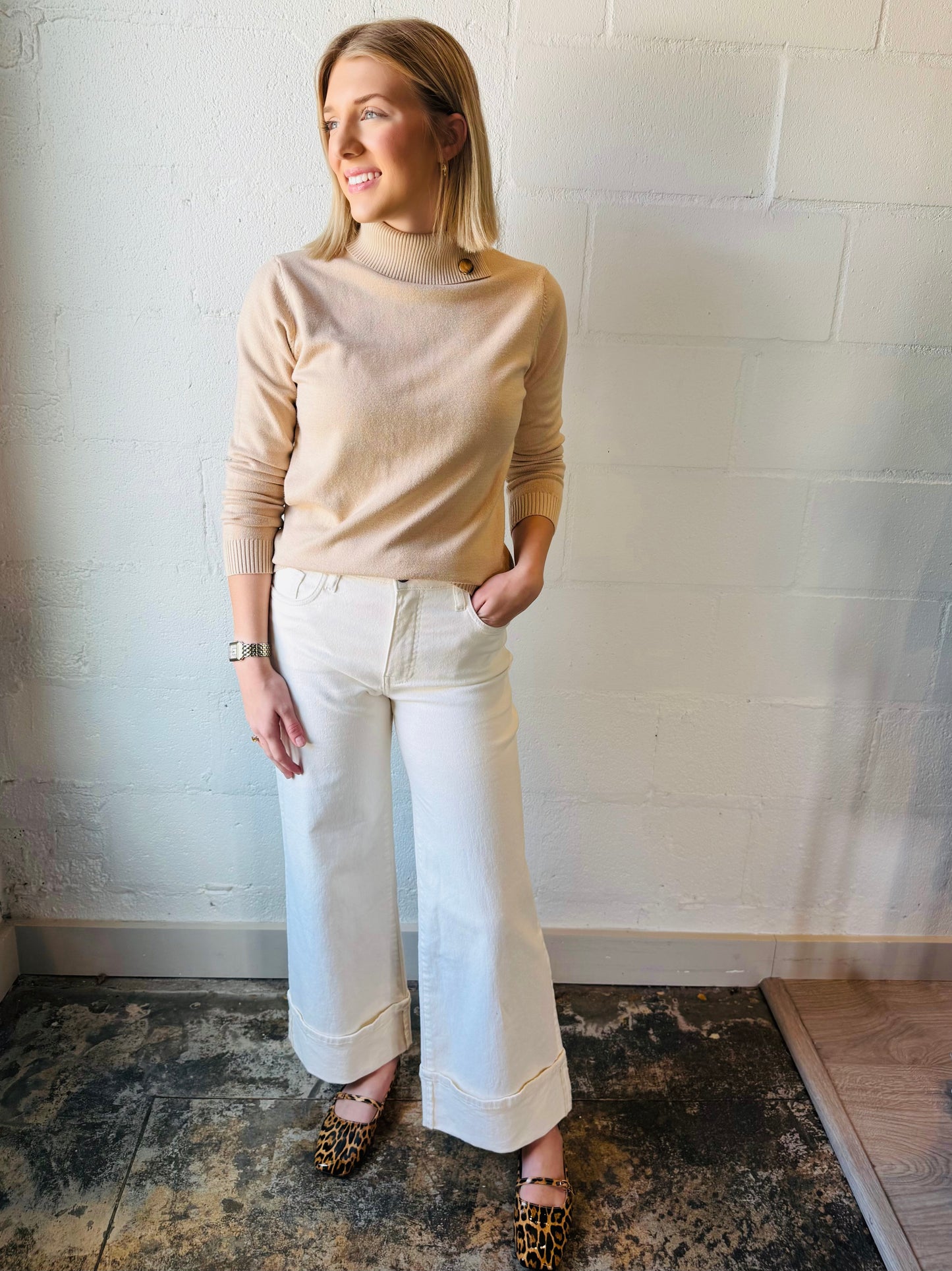 BM AUDREY SWTE BEIGE