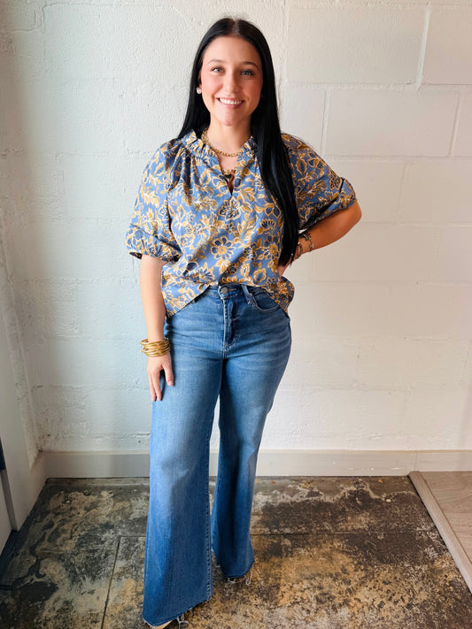 OV  MARINA FLORAL TOP