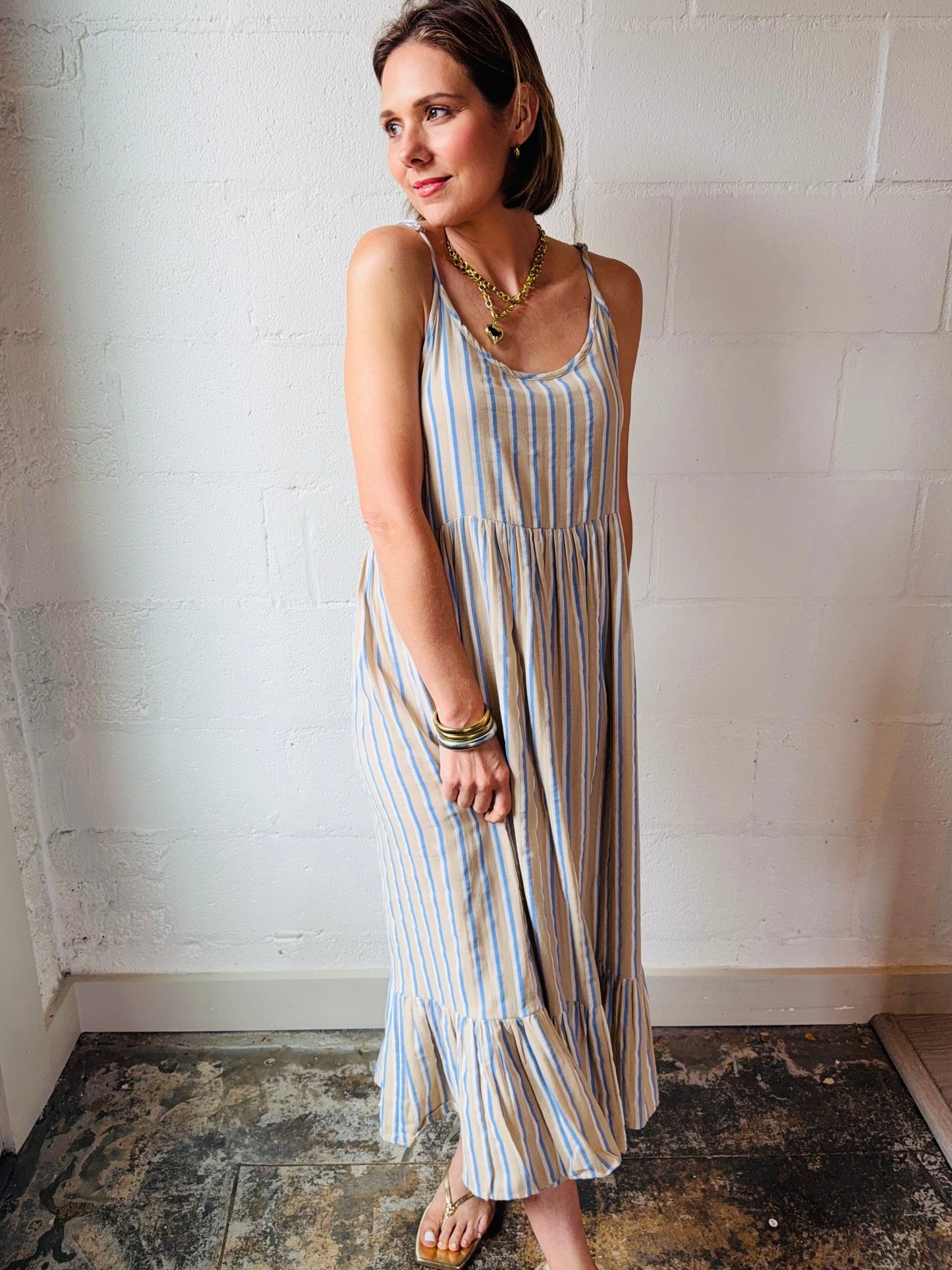 IC FOXA MIDI STRIPE DRS