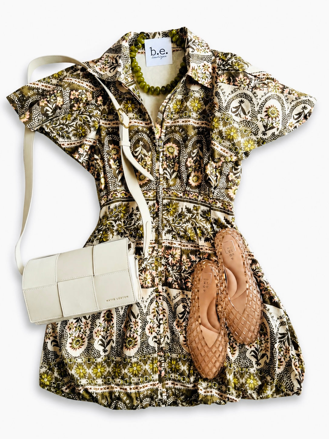 OL JANE OLIVE DRESS